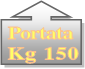 portata 150 kg